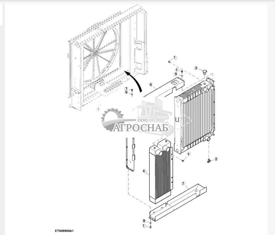 Радиатор и охладитель наддувочного воздуха 